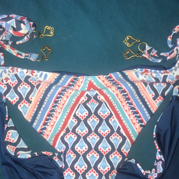 LUCKY BRAND Reversible Venice String Bikini bottom - Picture 8 of 8